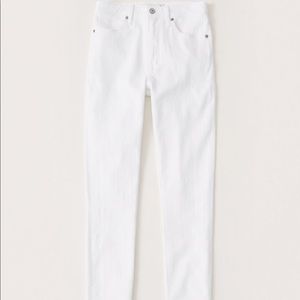 High rise white wash jeans - Simone